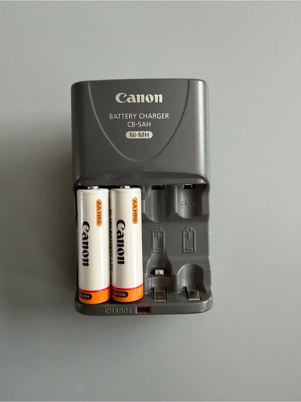 Canon CB-5AH Battery Charger, AA & AAANI-MH for Canon Powershot- Inc 2Batteries